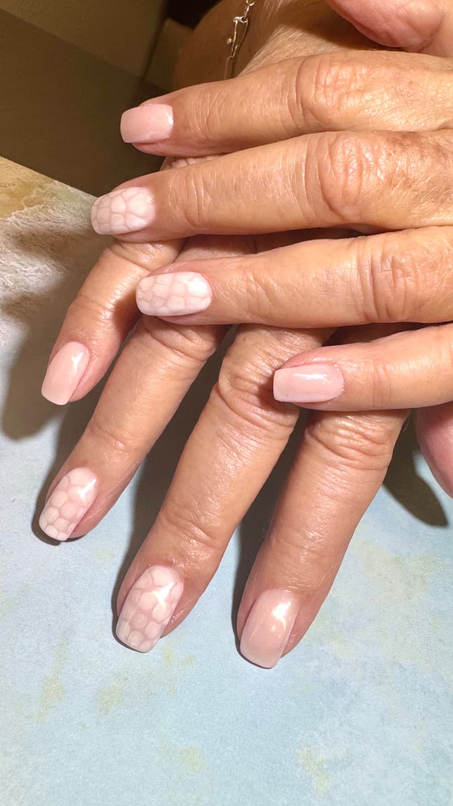 Beautiful manicure by Marnie at McAllister Spa in Miami Beach